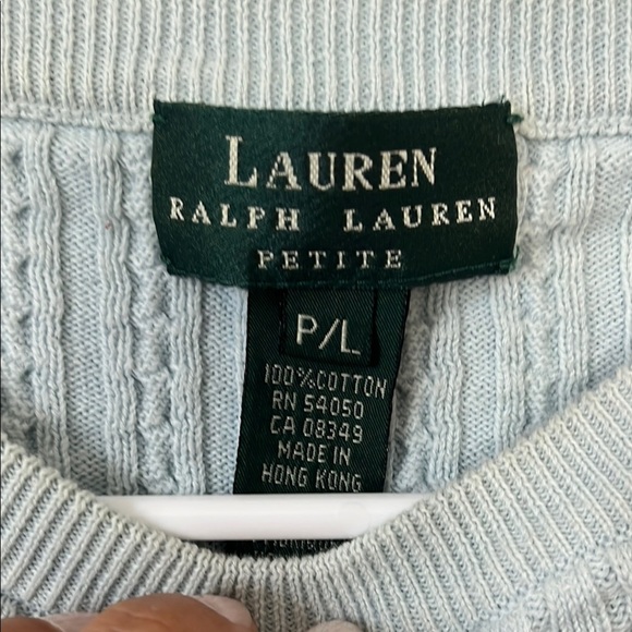 Lauren by Ralph Lauren light blue Sweater - Picture 2 of 2